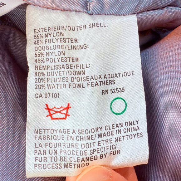 NWT Cyclone Down Coat Parka – Gray Snowflake Print, Faux-Fur Hood, Size M - Picture 13 of 16